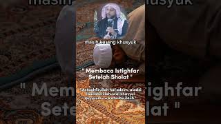 Download lagu Membaca Istighfar setelah sholat, Syekh Ali Jaber #alquran #religion #ceramah #ceramahsingkat mp3