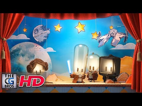 CGI 3D Animated Short: "Star Falls - Animated Tribute to Star Wars"  - by Glow Production
