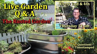 What Seeds to Direct Sow in March (Vegetable Gardening Live Monthly Questions & Answers E-73)