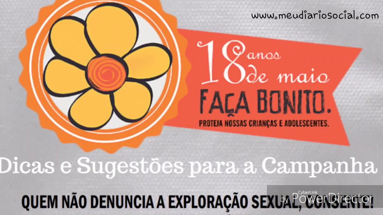 Dicas e sugestões para a campanha 18 de maio