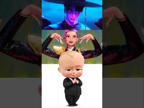 Jinu x Rumi x Boss baby mashup #kpopdemonhunters #digitalartist