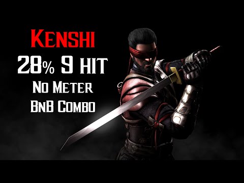 Mortal Kombat X: KENSHI (Balanced) 28% 9 Hit Combo No Meter