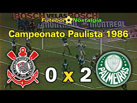 Corinthians 0 x 2 Palmeiras - 27-04-1986 ( Campeonato Paulista )