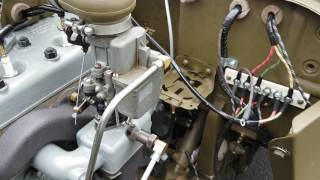 Ford GPW jeep first complete fuel system test run WW2 Ford GPW jeep first complete fuel system test run WW2