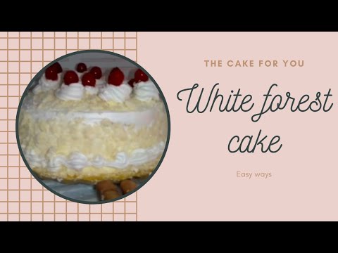 White forest cake