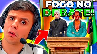 ENCONTREI o ABEL no DEBATE ELEITORAL da CAPITAL! GTA RP (Modder clips)