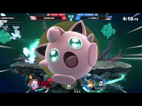 Border Brawl 4 - BassMage (Jigglypuff) Vs. embo_z (Duck Hunt) - Losers Finals - SSBU