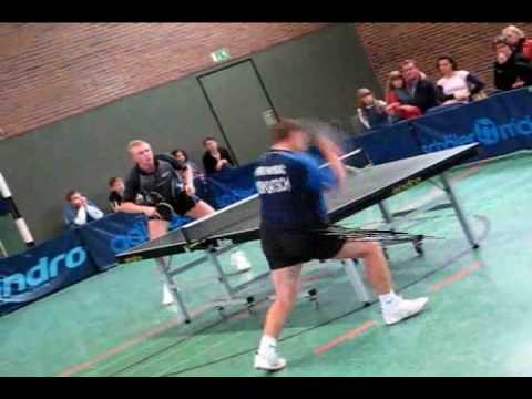 Spitzentischtennis (2. Bundesliga) mit Stürzebecher: TTC Bergneustadt - Herta Berlin