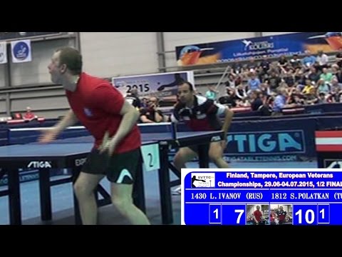 EVTTC 2015 Leonid IVANOV - Saim POLATKAN 1/2 FINAL