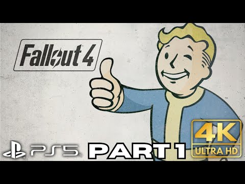 War Never Changes | Fallout 4 Gameplay Walkthrough Part 1 | PS5 PS4 | 4K HDR (No Commentary Gaming)