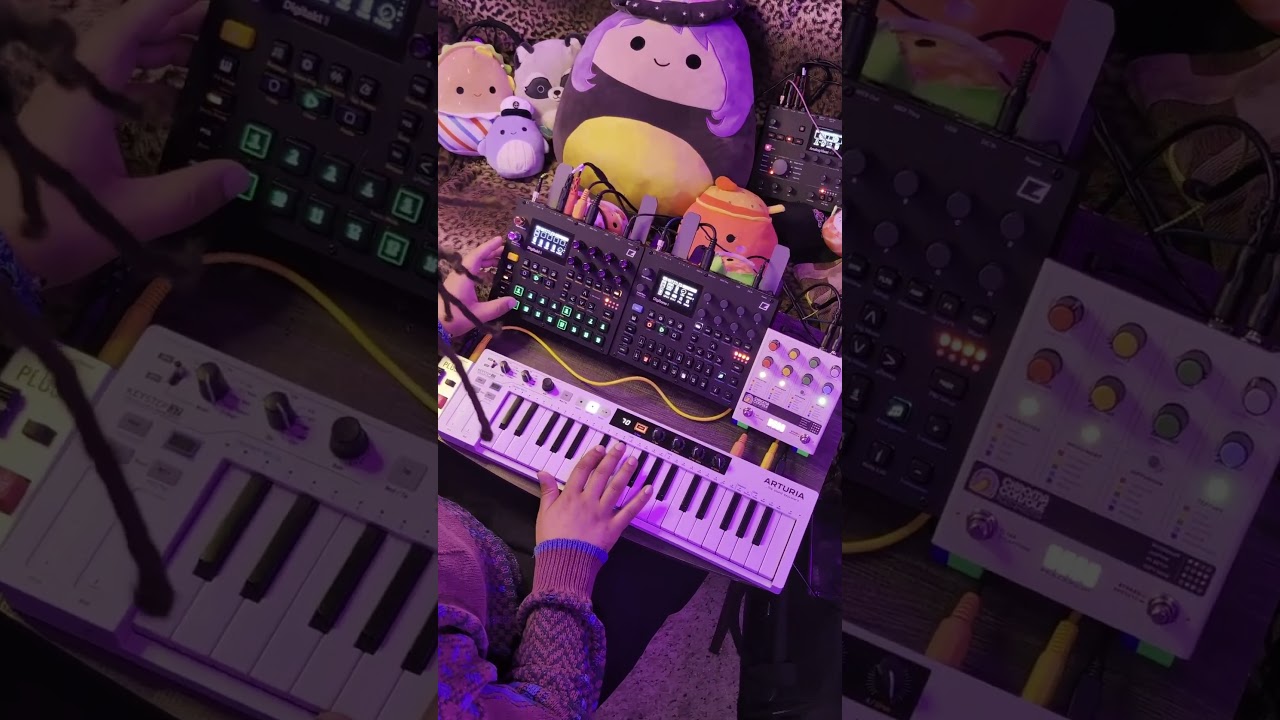 House Track in Real Time - Digitakt 2 & Digitone 2 Combo #elektron #synth #performance #house #midi