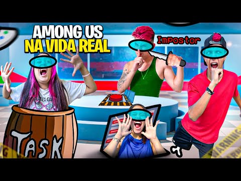 JOGAMOS AMONG US NA VIDA REAL *conseguimos?