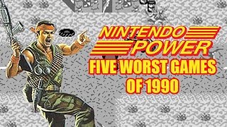 Nintendo Power's Worst Reviewed Games of 1990 - Defunct Games