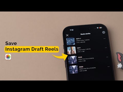 How To Save Instagram Draft Reels To Gallery?