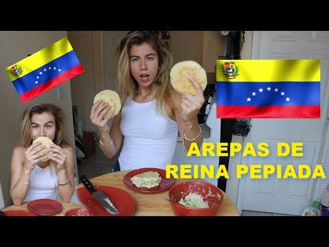 How to make REINA PEPIADA AREPAS from VENEZUELA (while dancing to CHINO Y NACHO)