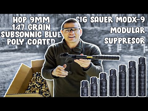 SIG MODX-9 Suppressor : TTAG Range Review Modular 9mm Silencer SIG SAUER