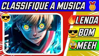 BLUE LOCK — CLASSIFIQUE ESSES RAPS 🔥 ou 🤢 | Quiz Musica Geek