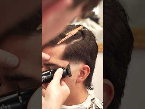 MODERN MULLET ON THICK STRAIGHT HAIR #barber #hairstyle #haircut #barbertutorial