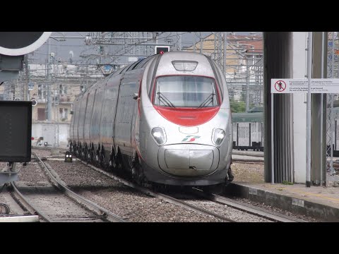 4K - 2022-04-16 Brescia...Stazione di Brescia 1/2 - Transiti di primavera