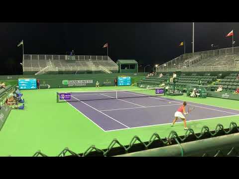 It must be talent & love! Two shortest WTA players faced off at Indian Wells 2021 Paolini vs Hontama