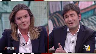 Il dibattito tra Di Battista e Lorenzin: "Ha votato a favore della guerra in Libia, oggi è un ...