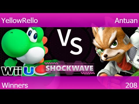 SW 208 - FX | YellowRello (Yoshi) vs Antuan (Fox) Winners - Smash 4