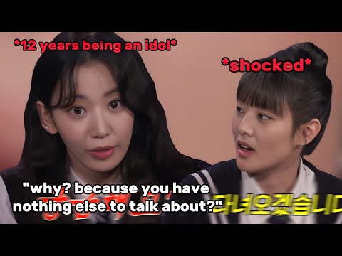Sakura got frustrated on why Koreans always ask this question to an idol (ft. (G)I-DLE Minnie)