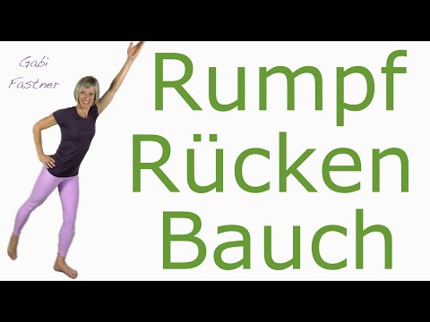 ⛱️ 26 min. für den Rumpf, Rücken und Bauch | Körpermitte-Training ohne Geräte