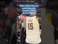 Awesome moment after the Nuggets first NBA Finals berth #shorts