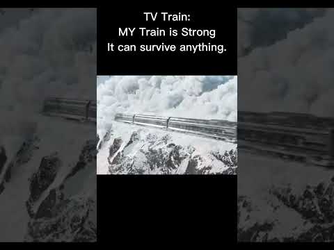 TV Train VS Movie Train  (FLASH WARNING) #shorts #snowpiercer