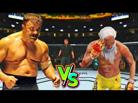 Old Bruce Lee vs. Ivan Poddubny - EA Sports UFC 4