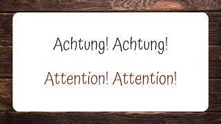 OOMPH! - Achtung! Achtung! (Lyrics + English Translation)