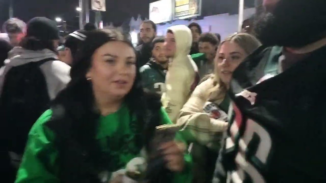 Celebrations Erupt in The Streets As Eagles Advance To Super Bowl ...
