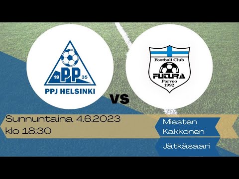 Miesten Kakkosen peli PPJ vs FC Futura Jätkäsaaren tn sunnuntaina 4.6.2023 klo 18:00