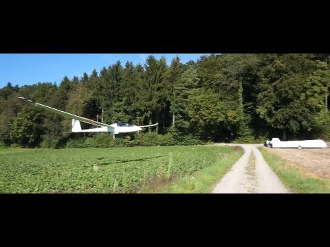 Aussenlandetraining 2013 Stetten Bodensicht Aussenlandung