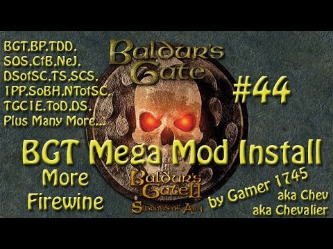 Let's Play Baldur's Gate Trilogy Mega Mod Part 44 - Firewine Bridge 2