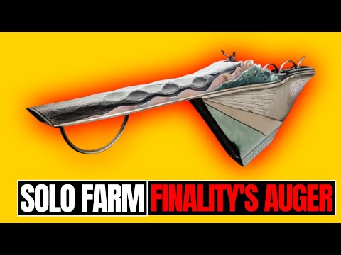 How To Get Finality's Auger SOLO & FARM For It | Sundered Doctrine Final Boss Solo GUIDE [Destiny 2]
