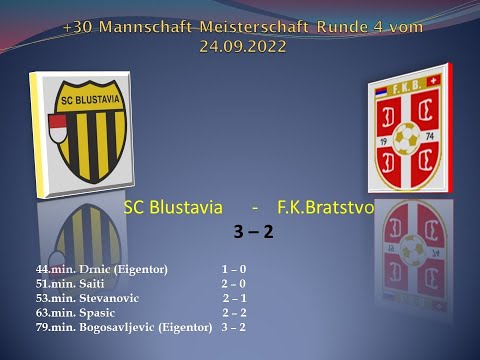 +30 Meisterschaft SC Blustavia - F.K.Bratstvo