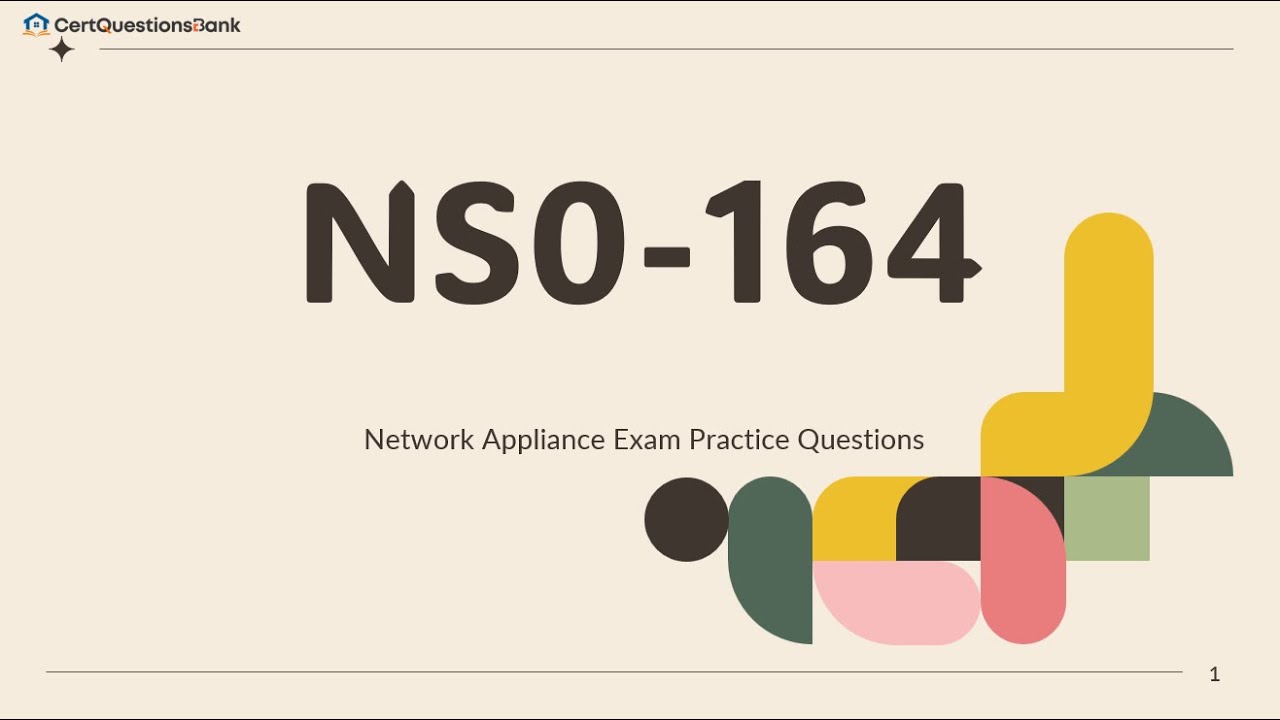NS0-164 NetApp Data Administrator ONTAP Professional Exam Practice Questions with Explanations