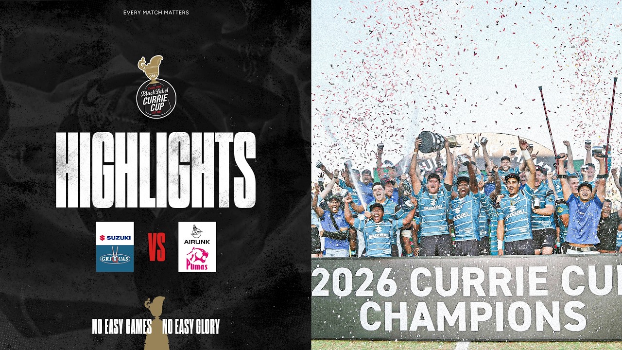 Suzuki Griquas vs Airlink Pumas | Carling Currie Cup final | 12 September