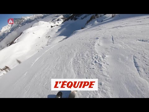 Le run spectaculaire d'Hedvig Wessel en caméra embarquée - Adrénaline - Ski freeride