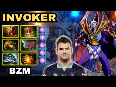 🔥 BZM Invoker Midlane Highlights 🔥 Grandmaster Tier Immortal 2 BZM - Dota 2