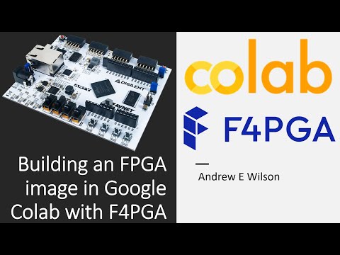Building an FPGA image in Google Colab with F4PGA