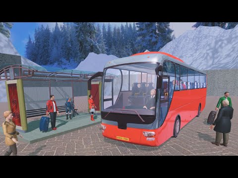 Tourist Coach Bus Uphill Driving iOS Android - Android Gameplay