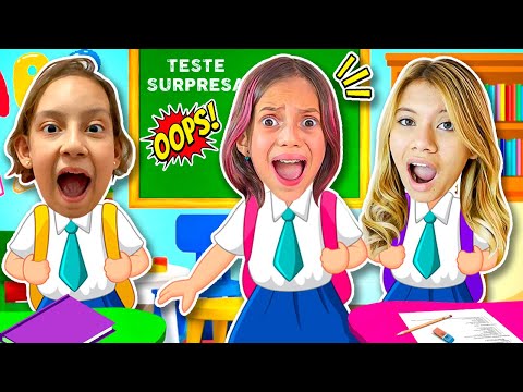 Jessica e Histórias Engraçadas Com Seus amigos na escola - ft Amanda Nathanry e MC Divertida