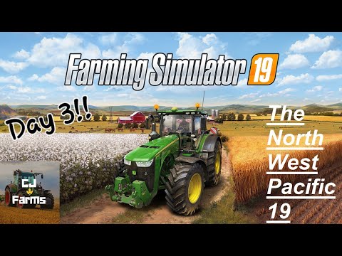 FS19. Mowing The Lawn And Wrapping Hay/Silage Bales! Day 3!