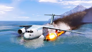 Cargo Plane Emergency Landing on Water - GTA 5 Short film