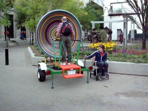 Kim Adams at Olympic Plaza