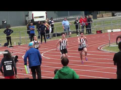 2017 Middx County Champs - Under 17 Men's 100m - Heat 1 Only