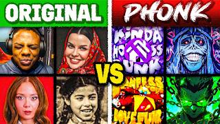 ORIGINAL SONGS vs PHONK/FUNK VERSION